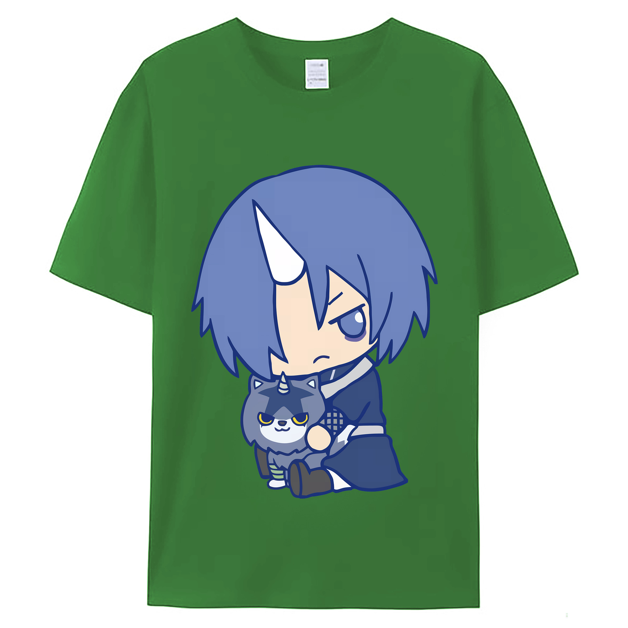 （画像用） 転スラ Regarding Reincarnated to Slime レディースカジュアルプリントTシャツ（綿100％）